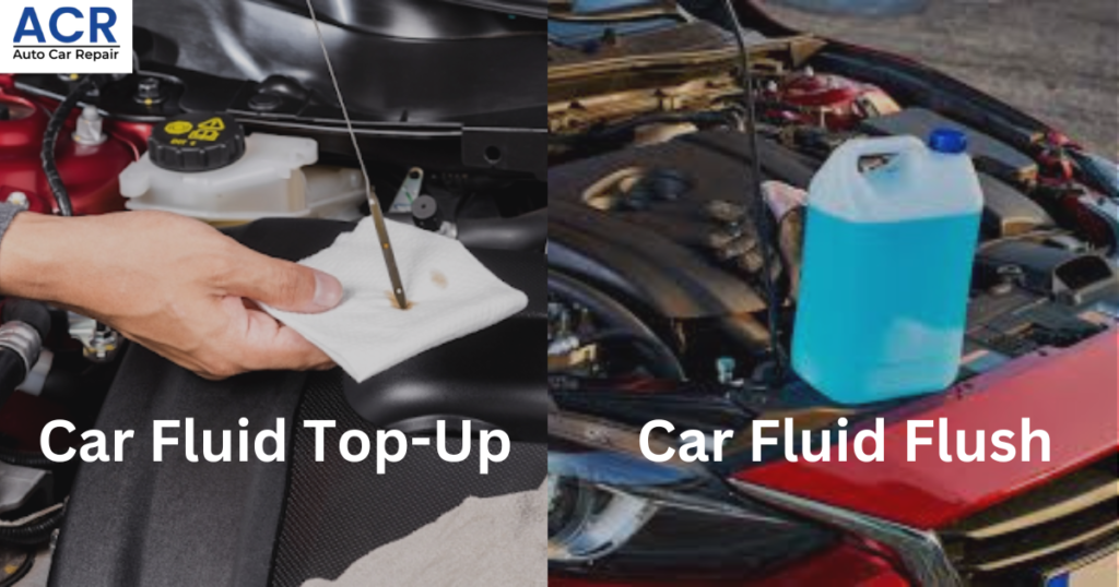 Car Fluid Flush and Car Fluid Top-Up at auto car repair