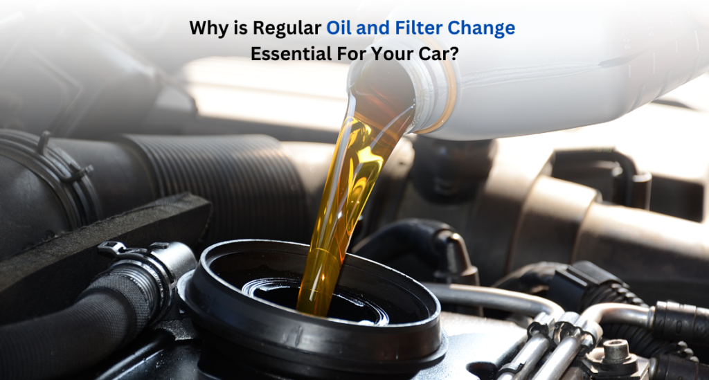 regular oil and filter change - auto car repair