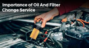 oil and filter change