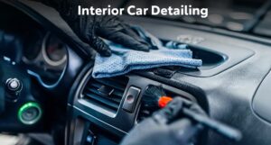 Interior car detailing