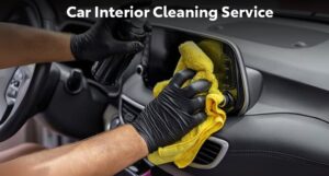 Car interior cleaning