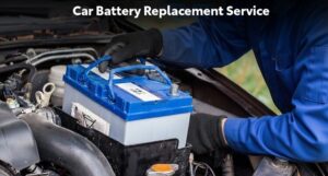 Car battery replacement service