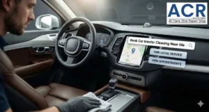 car interior cleaning