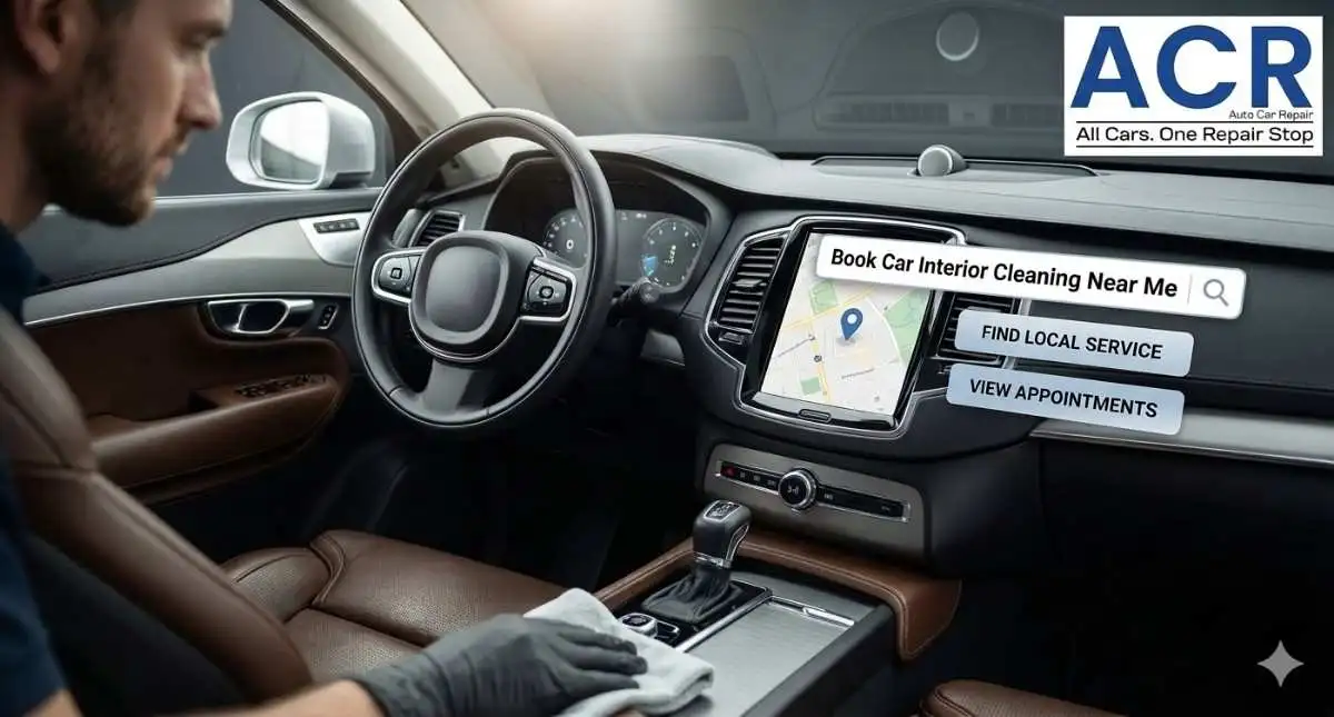 car interior cleaning