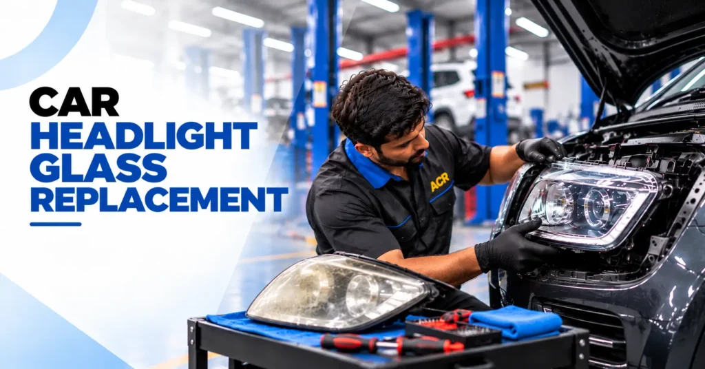 Car Headlight Glass Replacement
