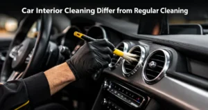 car interior cleaning
