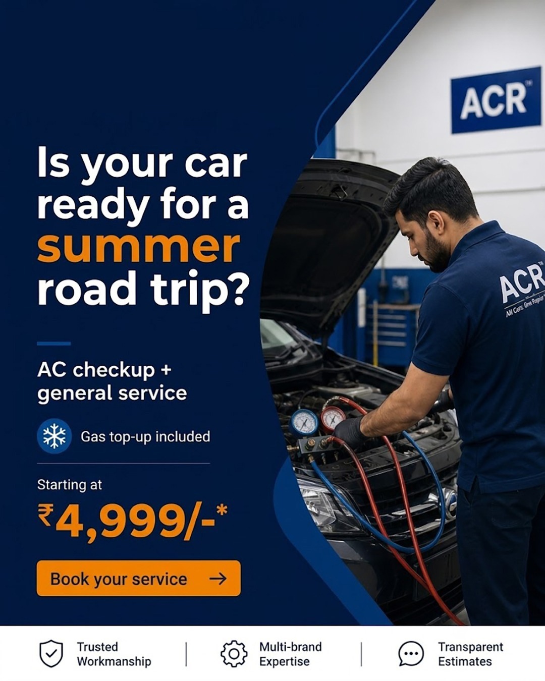 Summer Road Trip AC Checkup and General Service