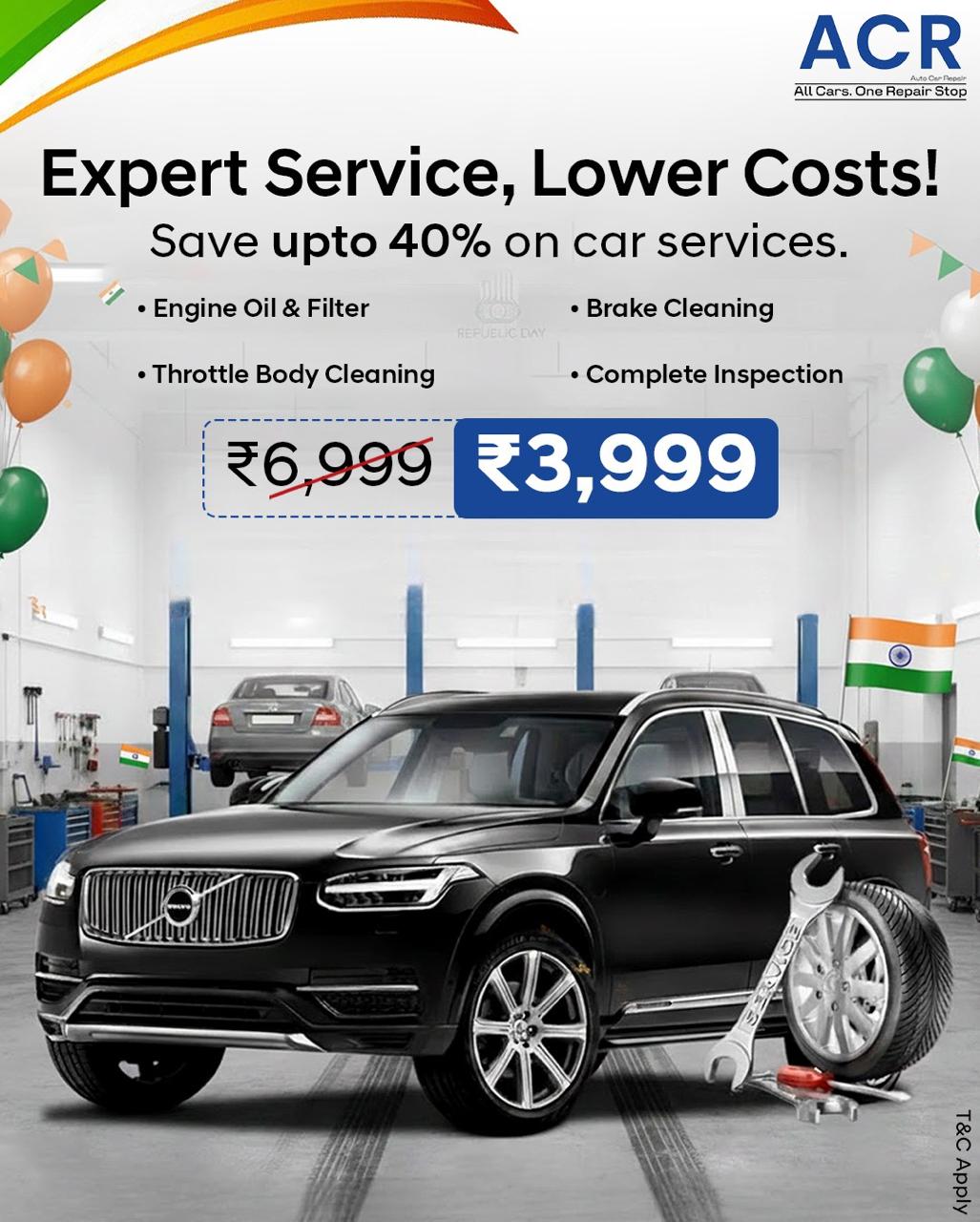 Expert Service Lower Costs - Rs.3999