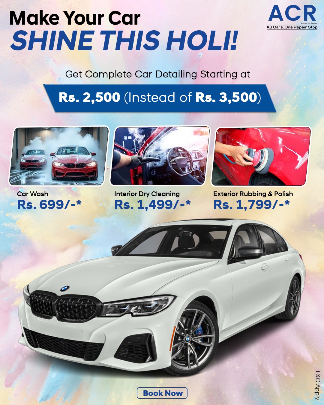 Holi Mega Car Detailing