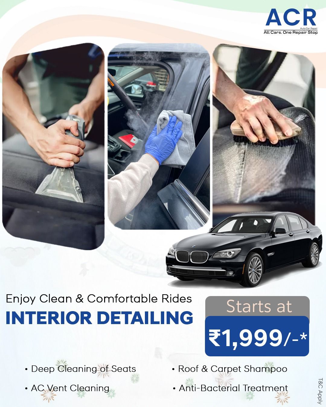 Interior Detailing - Starts at Rs.1999