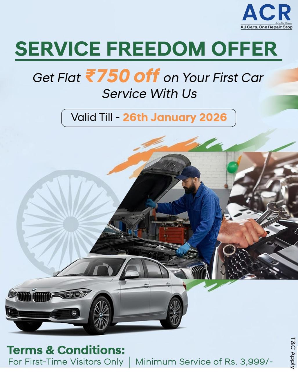 Service Freedom Offer - Rs.750 Off